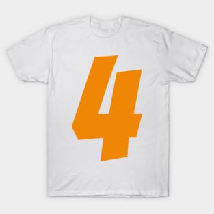 Lando Norris 4 - Driver Number T-Shirt